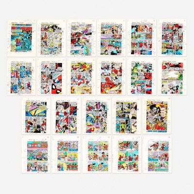 Lot 338 - Andy Yanchus, Marvel Tales #205 Complete Color Guide (Marvel Comics, 1987) | Landry Pop Auctions