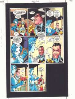 Joe Sanchez, John Kalisz, Paco Medina - suicide squad #6 p. 13 color guide art - deadshot and killer frost - 2002