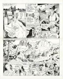 Blanc-Dumont. Planche originale Jonathan Cartland | BDEnchères