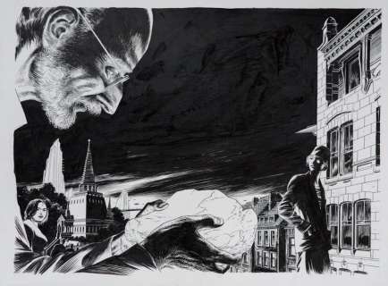 Schuiten | Les Cités obscures - La théorie du grain de sable -Tome 1 Encre | Millon