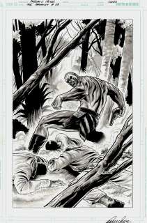 Fabiano Neves - the last phantom #5 unpublished cover & penciled prelim (2010)