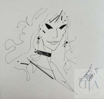 Comès/Dessin original signé et daté 1981. Encre de… | Dagoty