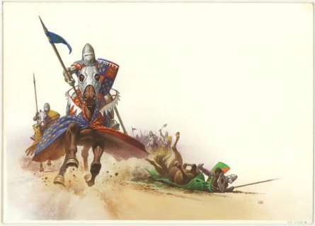 272: D’Achille Book of Knights original painting 1998 | Russ Cochran