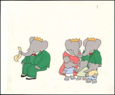 De Brunhoff (Studios). Mise en couleurs Babar | BDEnchères