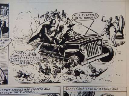 Kearon, Edward - Originele pagina - Archie, de man van Staal - The Mission of danger - (1967) | Catawiki