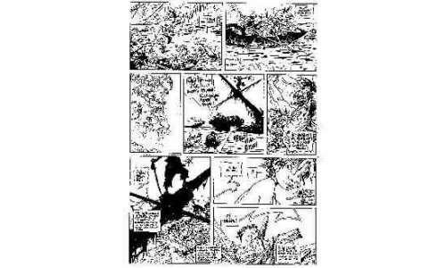 LOISEL Régis Â«Peter PanÂ». Encre de Chine noire pour la planche 37 de l’album | Tessier Sarrou