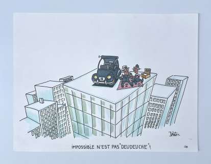 Dessin « Impossible... | Dessin « Impossible n’est pas « Deudeuche » ». Ce dessin... | misc / divers