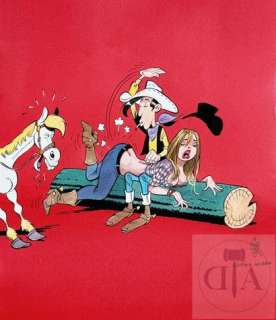 Gursel/Lucky Luke. Dessin original inspire de la couverture… | Dagoty