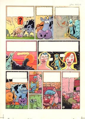 Johan de Moor | Lait Entier Requiem Pour Une Vache pl.16 | 2DGalleries