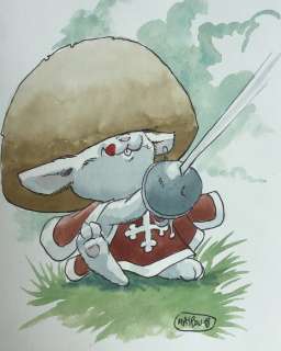 Masbou - Dessin original en couleur - De Cape et de Crocs (2018) | Catawiki