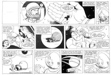 MANDRAKE The Magician... - Lot 204 - MANDRAKE The Magician par Lee FALK et Phil DAVIS. Planche...