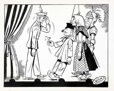 Hubinon | Buck Danny, illustration Ã  l’encre de Chine reprÃ… | Banque Dessinée