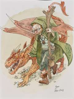 Boulet (Né En 1975) Boulet... | BOULET (né en 1975) Boulet et le dragon. Encre de Chine... | Coutau Bégarie