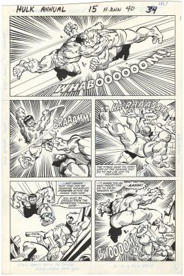 Sal Buscema | Incredible Hulk Annual #15 p40 (Amazing!!!!!) | Nostalgic Investments