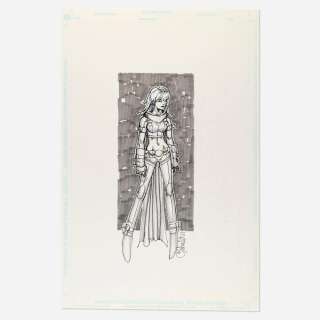 Chris Bachalo, X-Men: Rogue Pin-Up Original Art (2011) | Landry Pop Auctions