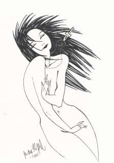 MARC HEMPEL - MARC HEMPEL: Death illustration, ink, 2002,…