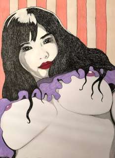 Emmanuelle Clint - original artwork " Japan " - Page volante - (2013) | Catawiki