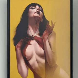 Ben Oliver AP Edition 1/10 - Vampirella Canvas print