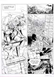 Stalner (Jean-Marc) | La Esmeralda, planche n°1 Ã  l’encre de Chine de … | Banque Dessinée