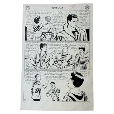 DOBIE GILLIS ORIGINAL COMIC ART PAGE DC NATIONAL COMICS SYNDICATE 1960 | eBay US (Buy It Now)