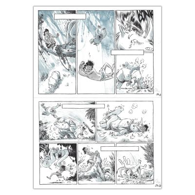 Jérôme Jouvray | Johnny Jungle - Tome 1 - Planche originale 7 | Achetez de l’Art