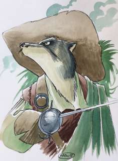 Masbou - Dessin original en couleur - De Cape et de Crocs (2018) | Catawiki