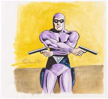 THE PHANTOM ORIGINAL ART INKED AND COLORED COMMISSIONS BY KEITH WILLIAMS. | Hake’s