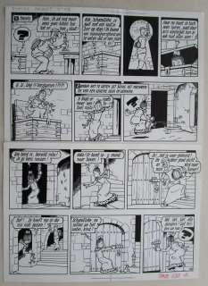 Suske en Wiske - Originele pagina (p.48) - De koning drinkt - (1973) | Catawiki