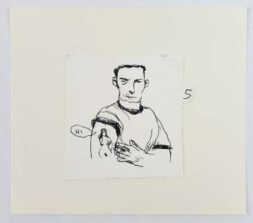 Gipi - Illustrazione Originale "Hi" - Page volante | Catawiki