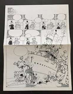  - de Smet, Peter - Planche originale - ‘Le Cuirassé - Honneur et Patrie‘  