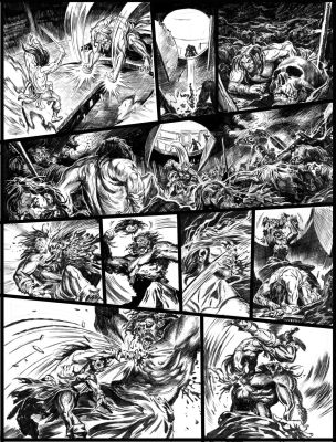 Paolo Martinello | CONAN IL CIMMERO: INTRUSI A PALAZZO pag.56 | Avalon Comic Art