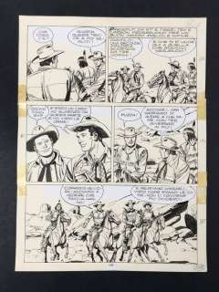 Tex n. 86 - tavola originale "Proteus Arrestate Tex Willer!" - Page volante | Catawiki