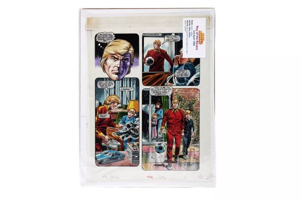 Lot 248 - Original artwork strip for Roy Of The Rovers | misc / divers