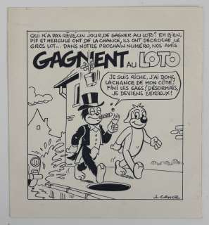 Cance Nos Amis Gagnent... | CANCE Nos amis gagnent au loto Illustration humoristique Encre... | Vermot et Associés