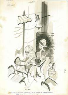 Kiraz | LES PARISIENNES. Â«TU AS UNE MINE SPLENDIDE...Â» Illustration publiée | Coutau Bégarie