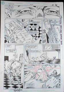 TOM LYLE: DETECTIVE COMICS #645 pages 15 16 18 20 | Rojay’s Original Art