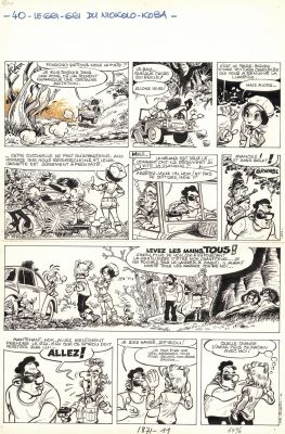 Jean-Claude Fournier (Né En 1943) | Lot 21 : Spirou et Fantasio - Le gri-gri du Niokolo-Koba | Huberty Breyne