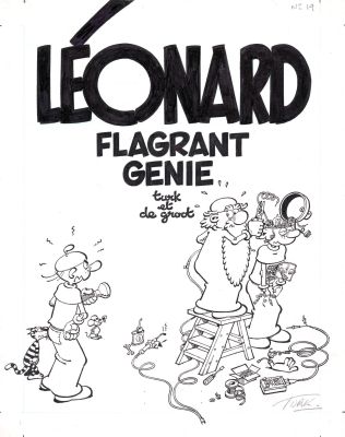 TURK (né en 1947) - Lot 132 : Léonard - Flagrant génie