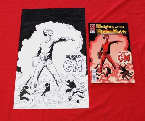 Lot 208 - Original Comic Art Cover KotDT Avengers 57 | misc / divers