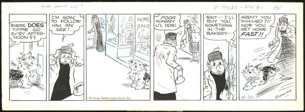 Edwina (Frances Edwina Dumm ) | Tippie daily strip | Galerie Laqua