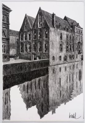 Loustal Illustration... | Lot 41 - Loustal Illustration au fusain de très grand format... | Tessier Sarrou