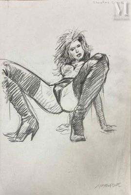 Liberatore, Tanino (Né En 1953) | Lot 140 : Femme aux jambes écartées | Millon