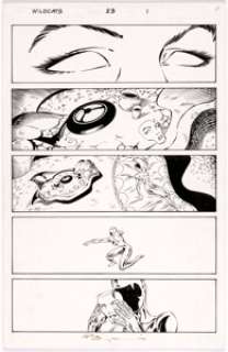 Ryan Benjamin and Art Thibert - WildC.A.T.S #23 Story Page 1 Original Art (Image, 1995).