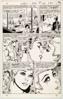 Tony Abruzzo - Girls‘ Romance #135 Story Page 2 Original Art (DC, 1968).