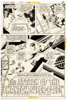 Curt Swan And Murphy Anderson | Action Comics #418 Title Page 3 Original Art (DC, 1972). | Heritage