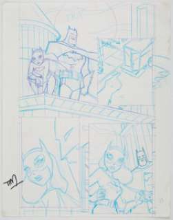 Tim Levins - Gotham Adventures #24 Preliminary Page 13 Artwork Original Art (DC, 2000).