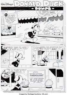 William Van Horn Anders And & Co. [Donald Duck & Co.] #2001-01 Complete 10-Page Story "Bumps" Original Art (Egmont... (Total: 10 Original Art) | Heritage