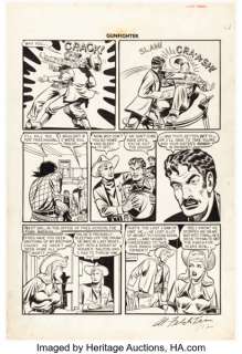 Al Feldstein | Gunfighter #9 Story Page 2 Original Art (EC, 1949).... | Heritage