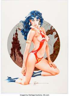 José "Pepe" Gonzalez - Vampirella Illustration Original Art (2003).... | Heritage