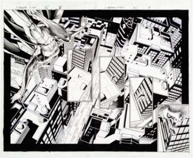Igor Kordey and Scott Hanna - X-Treme X-Men #36 Double Page Spread 8-9 Original Art (Marvel, 2004)....